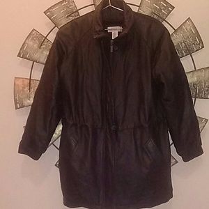 💋Passports Woman leather coat